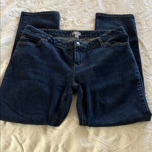 J. Jill Dark Straight Leg Jeans